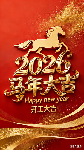 生成马年开工图