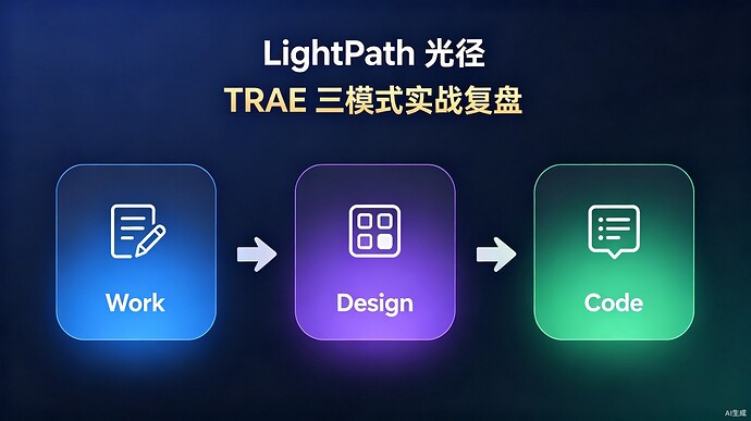 TRAE Work 三模式实战复盘