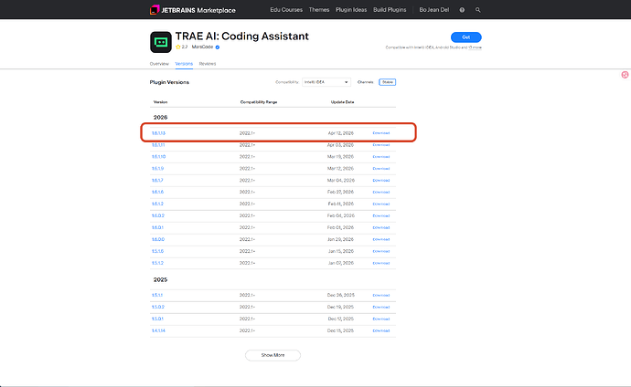 IntelliJ IDEA 的 TRAE AI: Coding Assistant 插件 代码补全无效 - Bug 反馈 - TRAE 官方中文社区