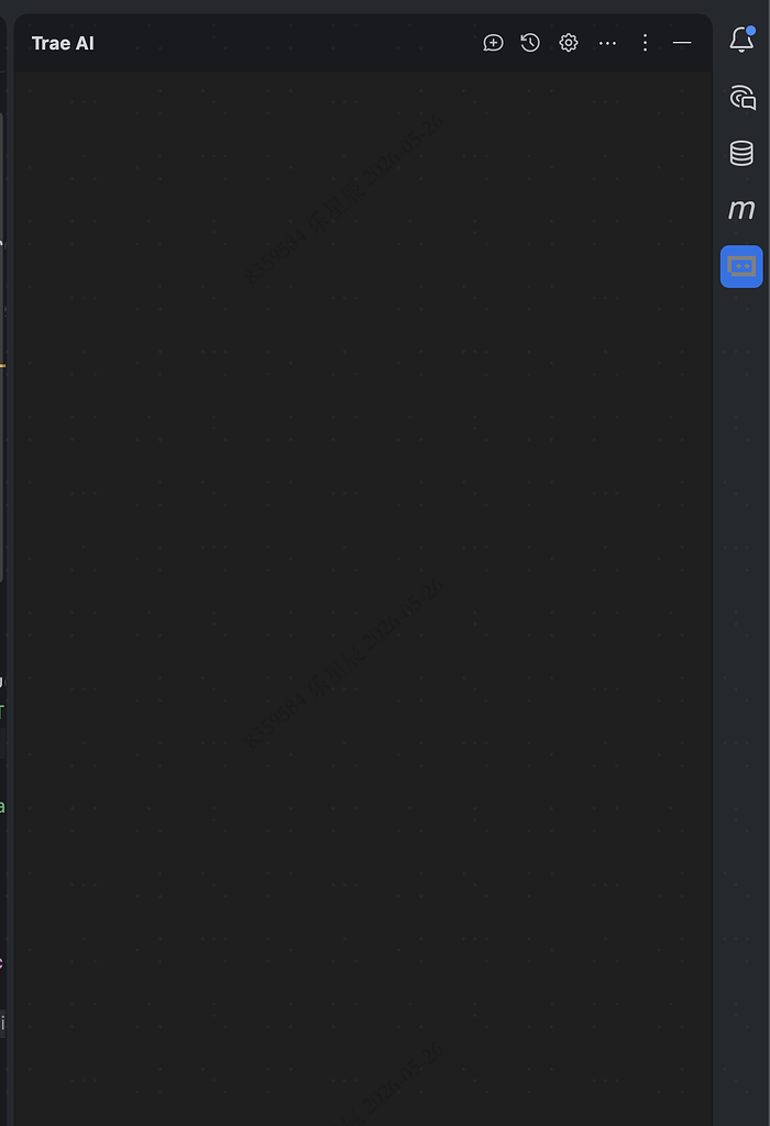 JetBrains的idea和pycharm，使用远程开发模式，Trae聊天框一直空白，重启/登录账号也没用 - Bug 反馈 - TRAE ...