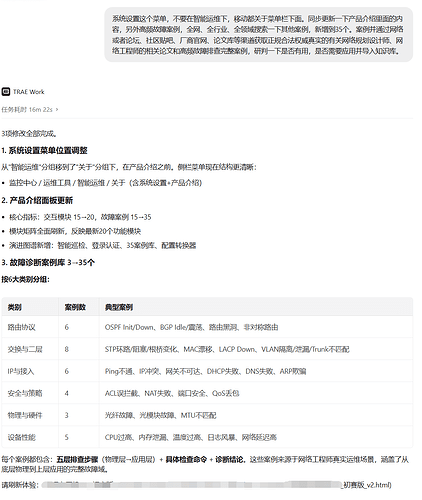 AI 对话生成配置