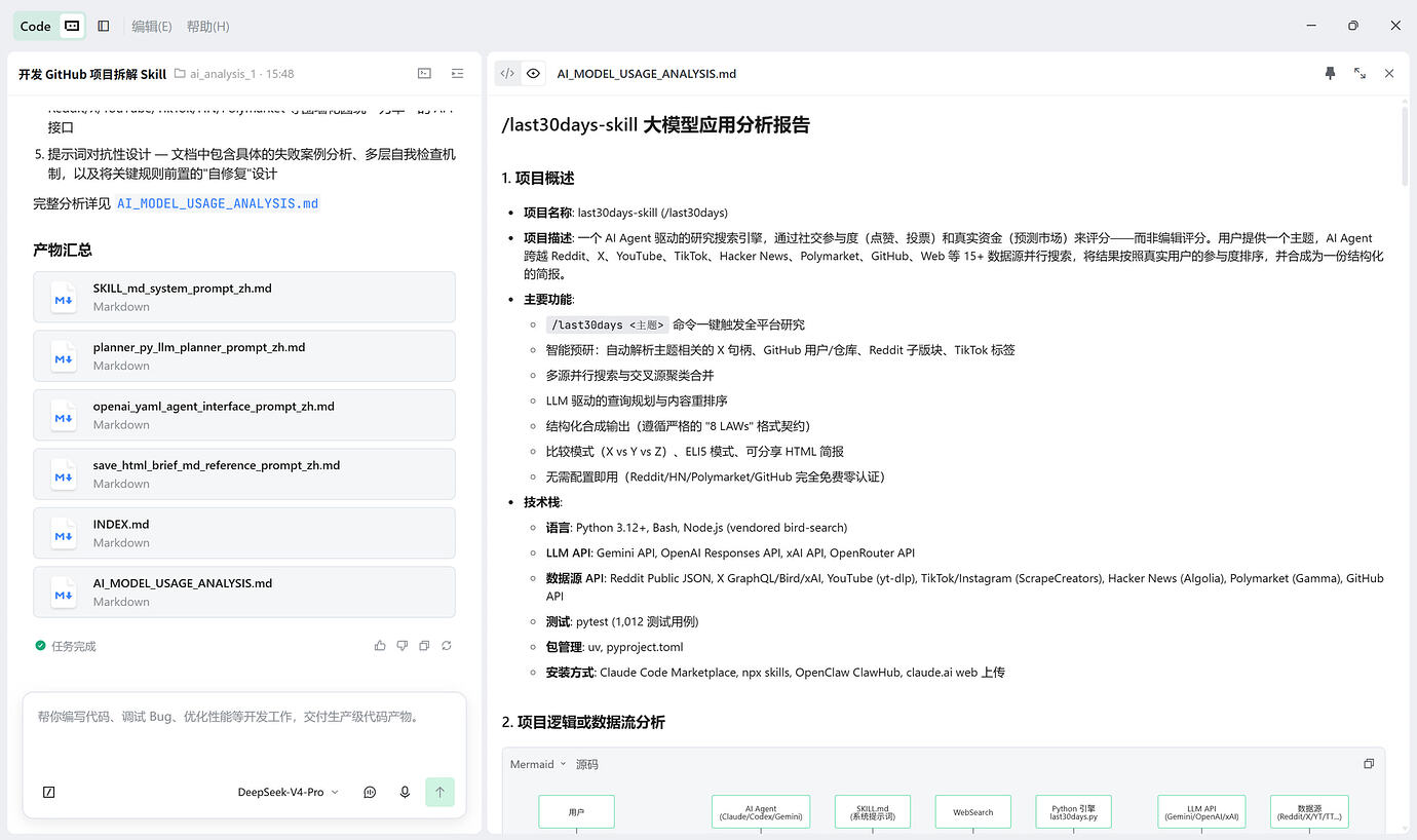 【Skill 创作】我做了一个一键拆解GitHub开源 AI 项目项目大模型应用实现的 Skill - SOLO技能创作赛 - TRAE 官方中文社区