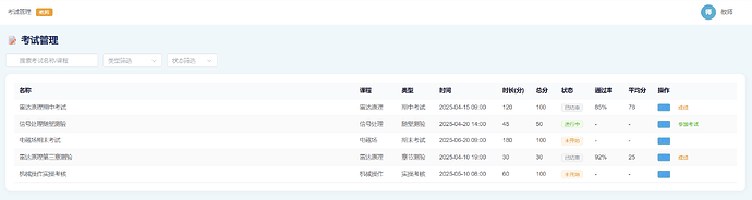 考试管理
