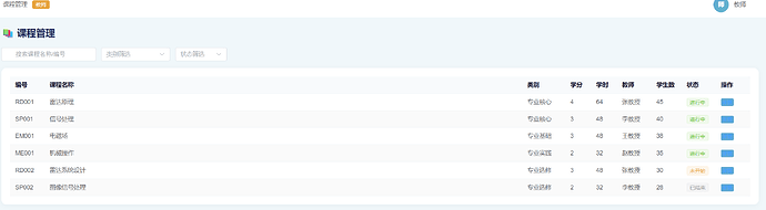 课程管理