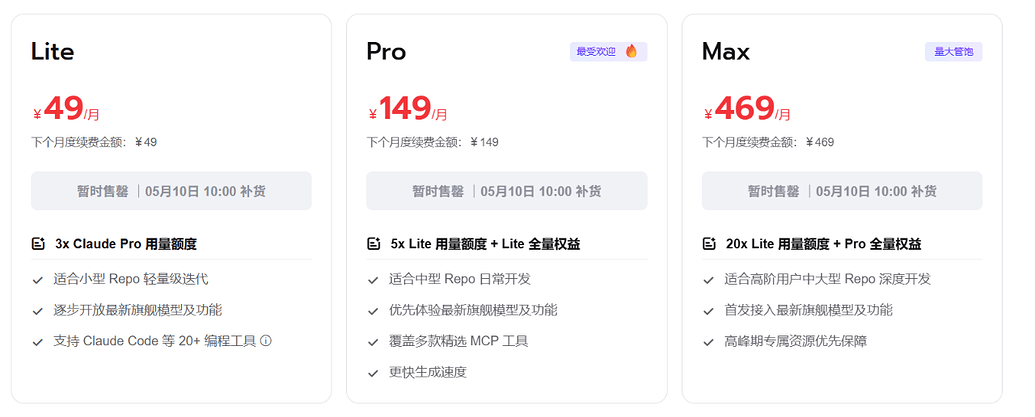 如果不给选择...论各大厂的 Coding Plan 哪个是优选？ - 互动交流 - TRAE 官方中文社区