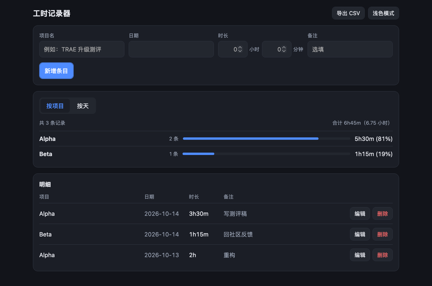 【TRAE全面升级测评】四项能力逐项实测：模板库比想象中大方，自动化跟文档对不上 - 互动交流 - TRAE 官方中文社区