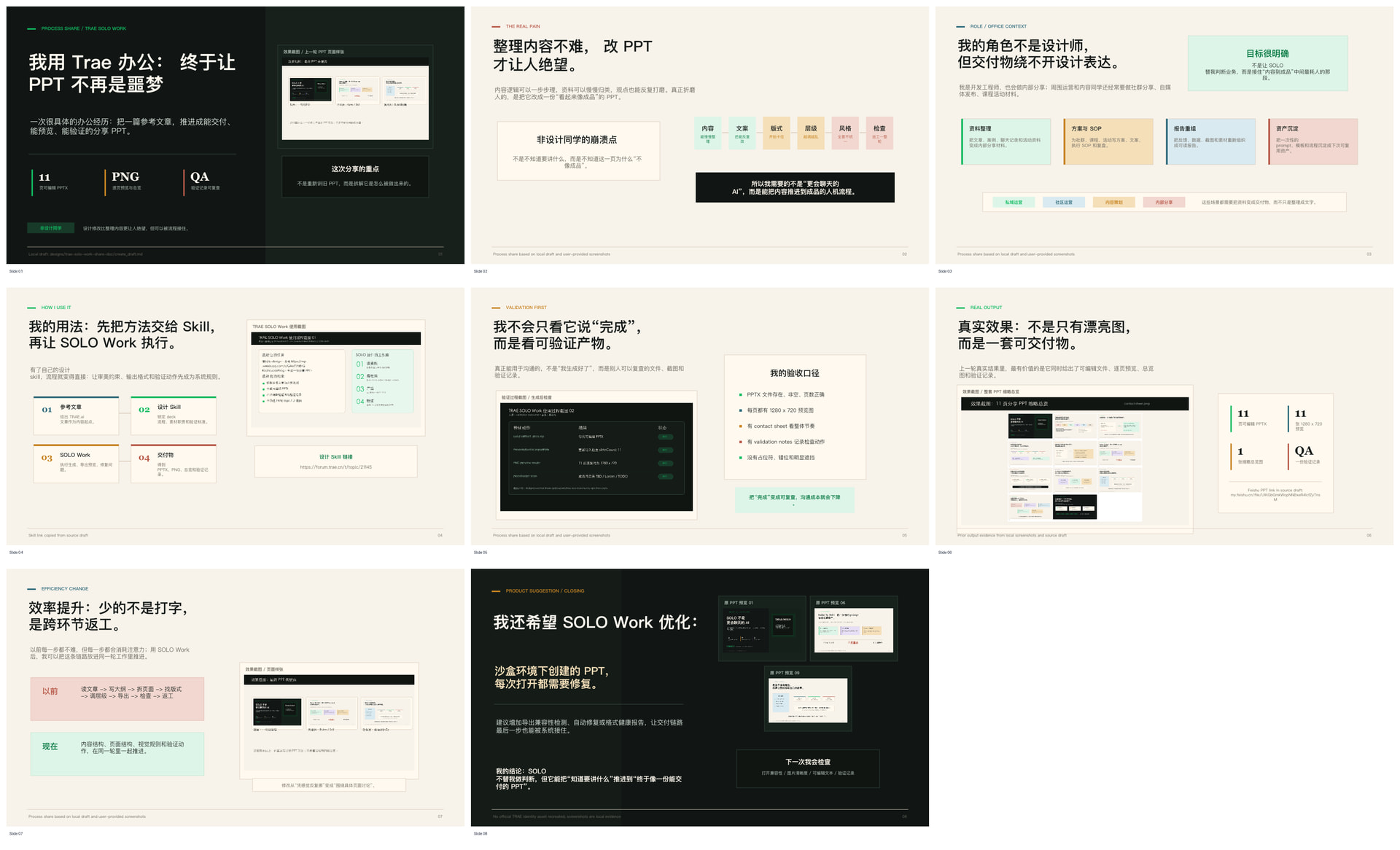 我用TRAE Work 办公：终于让 PPT 不再是噩梦 - TRAE Work 专区 - TRAE 官方中文社区